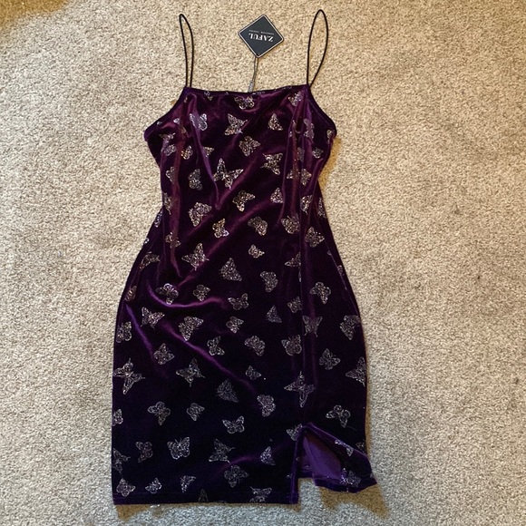 zaful purple dress Jacquard Long Sleeve Maxi Formal Party Dress In PURPLE